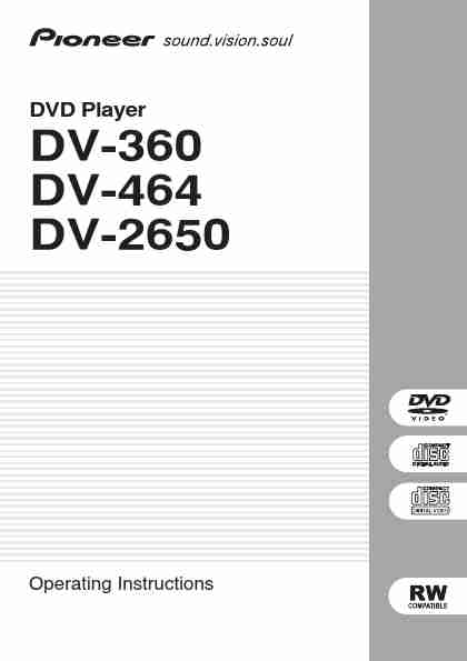 Pioneer DVD Player DV-464-page_pdf